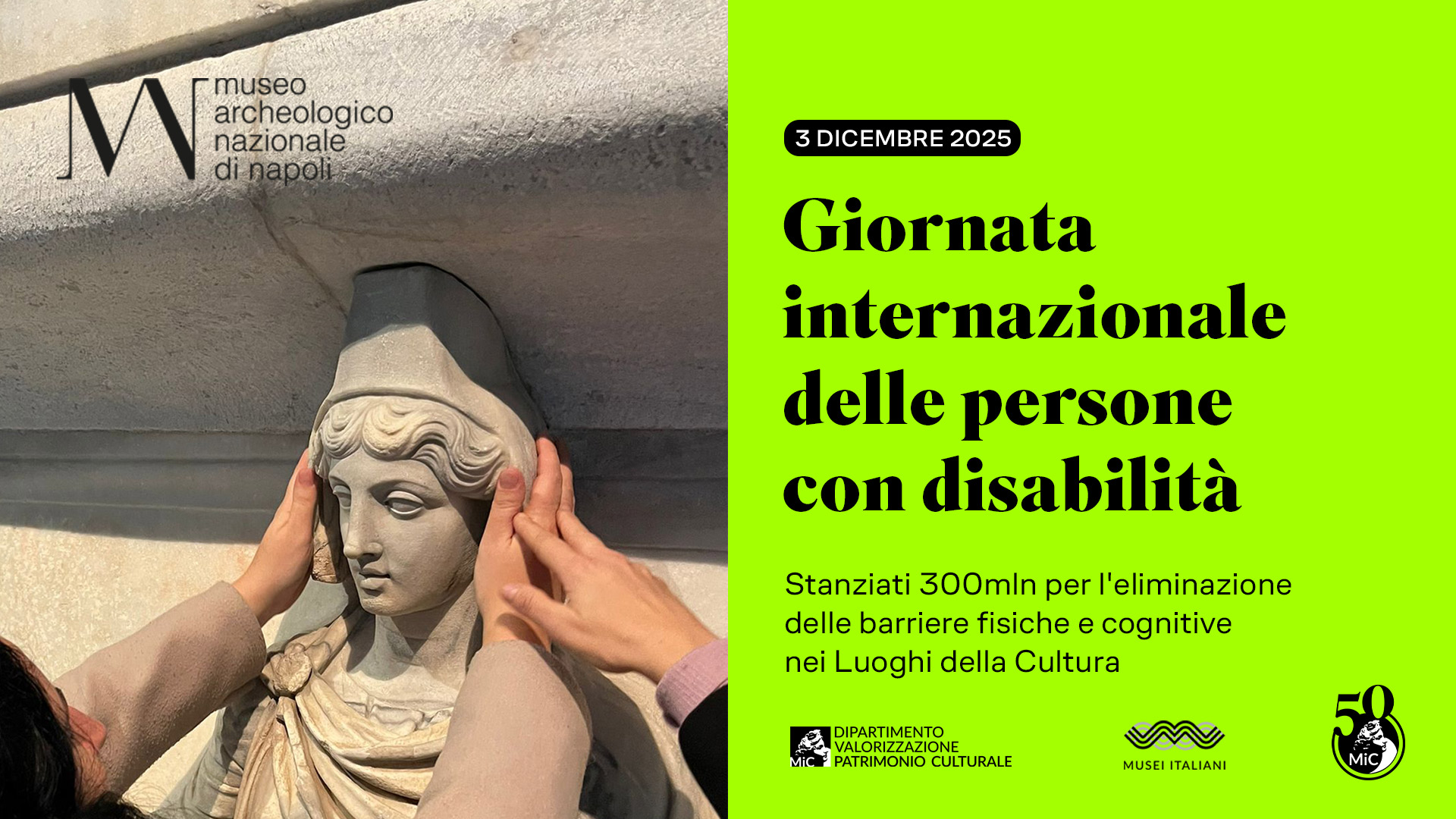 locandina eventi giornata internazionale delle persone con disabilità