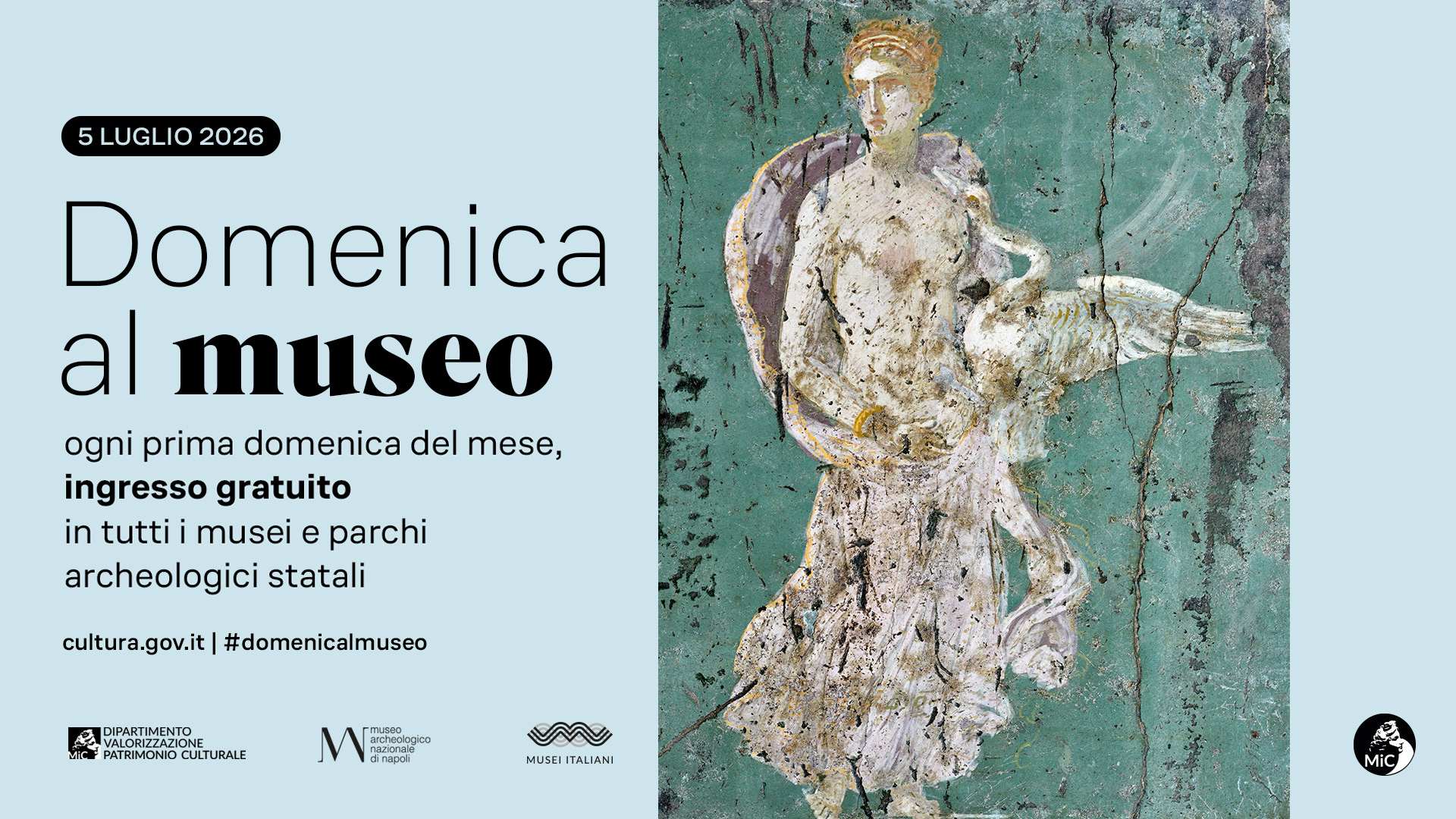Domenica al Museo MANN - 5 luglio 2026