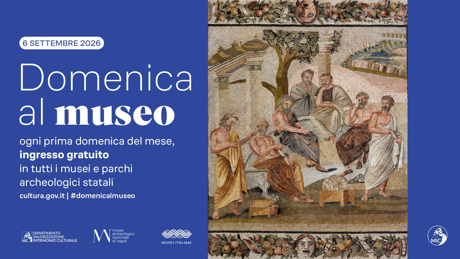 Domenica al Museo - 6 Settembre 2026